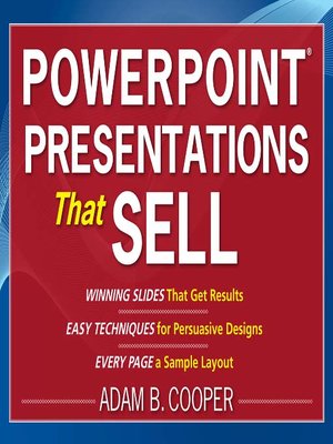 cover image of PowerPoint Presentations That Sell
